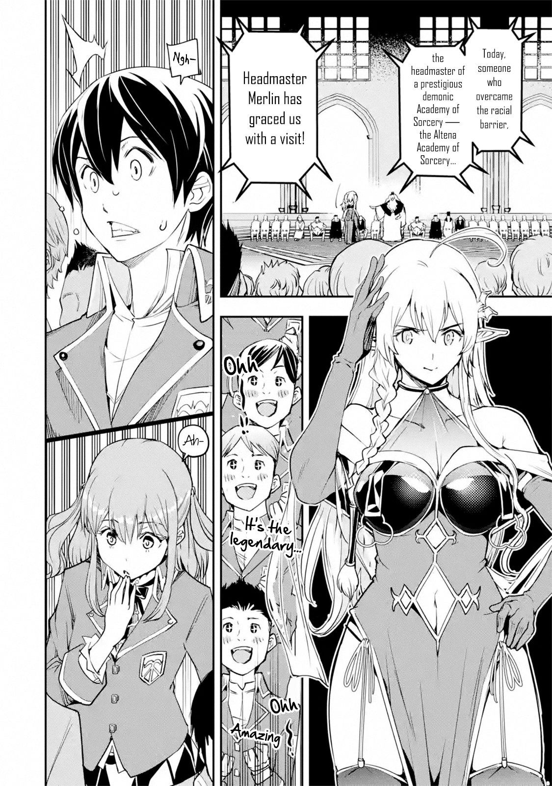 Rakudai Kenja no Gakuin Musou Chapter 8.1 8